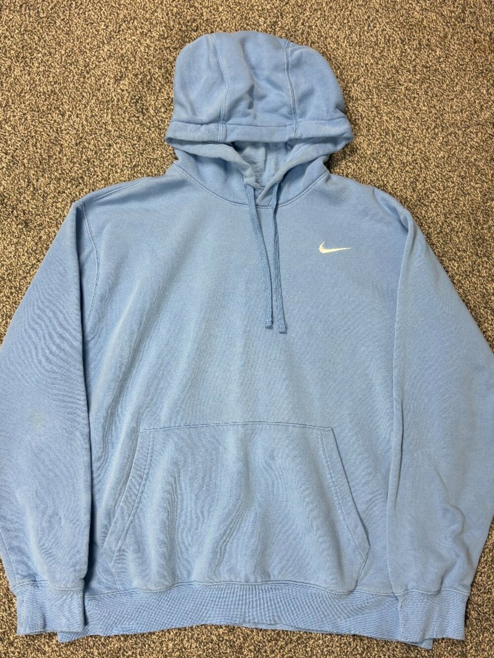 Nike Club Fleece Light Blue Hoodie (CJ1611-448), Size XL